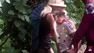 Three Experienced Blondes Enjoy A Relaxing Outdoor Group Activity With Stockings