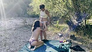 Catalan Girls Fuck Outdoors Intensely