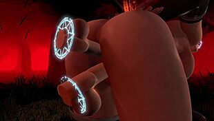 Demon girl gets in a gangband trap with magic dicks - 3d porn