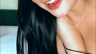 Sexy Asian Teacher Licks Her Shaved Pussy with Toys