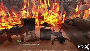 In acting lessons, she chose two at once.