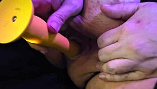 Mature cougar acts naughty on live stream. She uses dildo and fingers tight pussy.