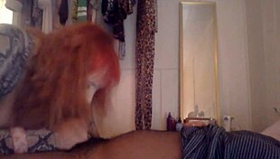 Transsexual Enjoys Big Black Cock In Oral Play