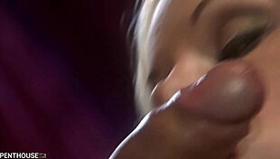 Body Painted Blonde Nicole Sheridan Sucks Artist Before Intense Fucking