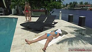 Two Teens Give First Blowjob