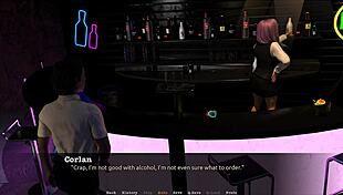 Shaved babe with big tits and ass plays in group blowjob session.