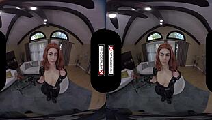 Black widow rides your cock shaved pussy