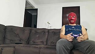 Blonde bent over for anal orgasm fucking