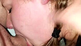 sexy curvy blonde milf sucking cock in homemade video part 2