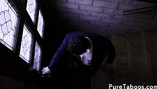 Hey, check this tattooed 18yo babe getting off while pounded!