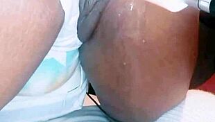 asian japanese babe's pussy dripping after clothes ripped