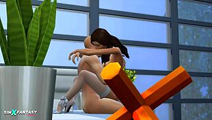 Hot Love - Liberty Lee - Sims 4 Cartoon Bride Married Wedding Cumshot