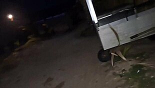 Fanny Casada Shows Off Without Panties In Public On The Street!