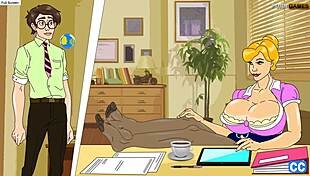 job interview turns into sex game at work 😏