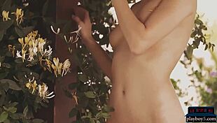 Russian Milf Model Stuns Naked in Outdoor Nature