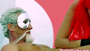 Lucy Tyler Bent Over in Outdoor Fantasy