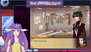 Avatar Hentai Royal Handjob Scene