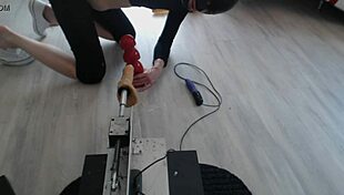 i got facefucked and my ass pounded by a machine with extreme huge toys, oh god!