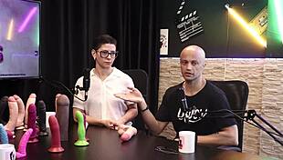 So, Eilani Quina and Victor Luciano test sheer red toys from Upper Toys.