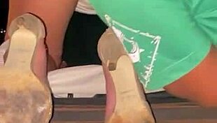 Redhead housewife's first dogging adventure with big black cocks in abandoned lot