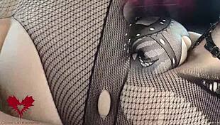 Lilith feels intense pleasure in close-up fucking from behind