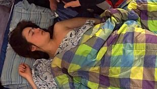 Hear this cute teen moan on big cock?