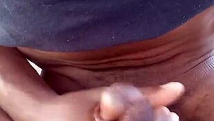 i'm stroking my bbc and moaning outdoors