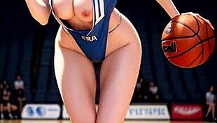 Cute volleyball AI girl compilation 😍