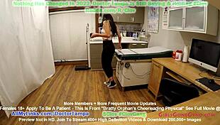 Bratty Blaire Celeste forced into cheerleading physical by Doctor Tampa!