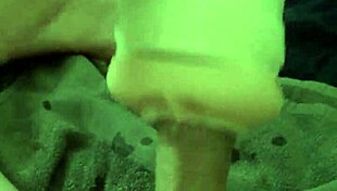 Imagine the intense pleasure of solo wanking with fleshlight leading to internal creampie cumshot