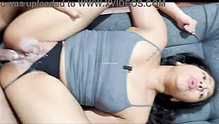 She said, 'Oops, wrong hole, sorry,' but I fucked her ass mercilessly and came all over her petite latina body.