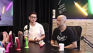 So, Eilani Quina and Victor Luciano test sheer red toys from Upper Toys.