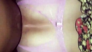 Kingblack eats married slut's pussy and sends her to cuckold with torn panties