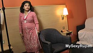 Rupali feels intense orgasm during titty fuck and pussy vibing