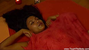 feeling her pussy getting wetter on the bed 😏