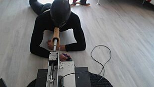 i got facefucked and my ass pounded by a machine with extreme huge toys, oh god!