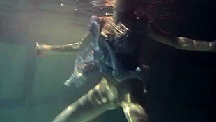 Big Tits Bounce Underwater In Pool