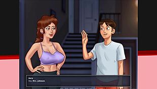 Blonde gets huge facial at party!