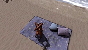 Girls licking pussies on beach