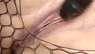 Fat Hairy Pussy Babe Squirts Hard on Her Wand!