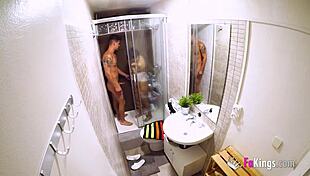 nervous latina moli myers becomes sex queen with fakings help