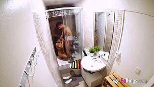 nervous latina moli myers becomes sex queen with fakings help