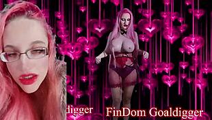 Goddess gives face joi with sex for cash and financial domination