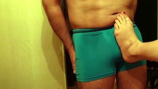 Asian Femdom Slaps Cock In Domination Scene