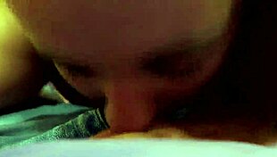 seducing boyfriend's friend with deepthroat and cum on boobs