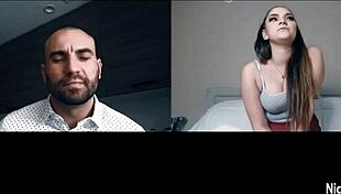 sexy teen athena faris loses control and intensely masturbates her big tits and pussy