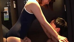 Asian Babe Bent Over For Doggystyle Cumshot