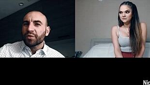 sexy teen athena faris loses control and intensely masturbates her big tits and pussy