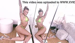 Juelz Ventura handles huge cock in pov, deepthroating and swallowing cum like a pro