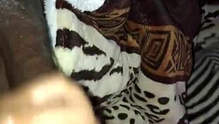 Pretty girl masturbates monster cock